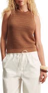 Sanctuary Metallic Sparkle Sweater Tank