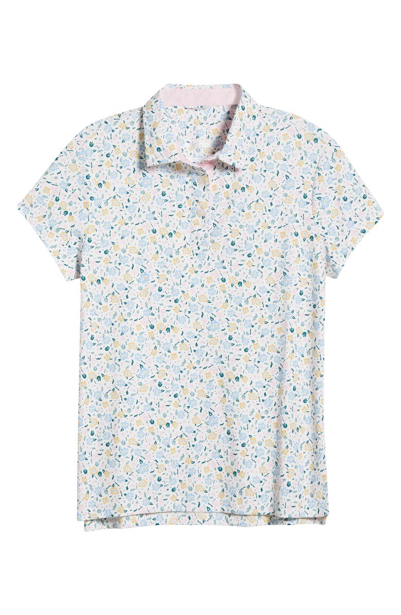 Swannies Megan Floral Polo, Alternate, color, 