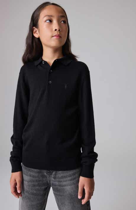 smALLSAINTS by ALLSAINTS Kids' Long Sleeve Wool Blend Polo
