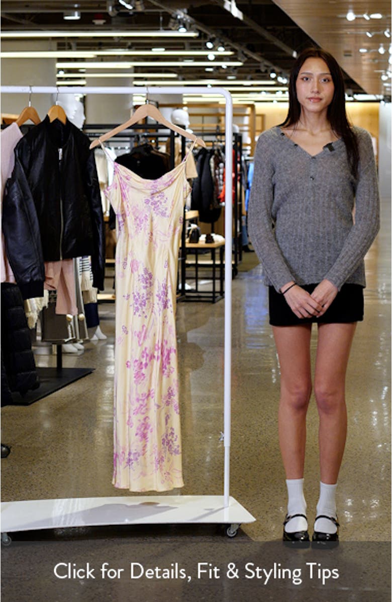 Elyria Oona Satin Midi Cocktail Dress, sales video thumbnail