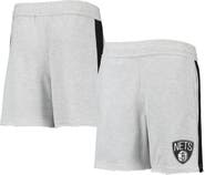 Outerstuff Youth Heathered Gray Brooklyn Nets Wingback Shorts