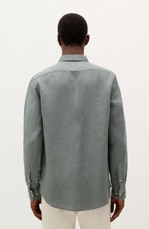 Scalpers Country Linen Pockets Shirt In Gray