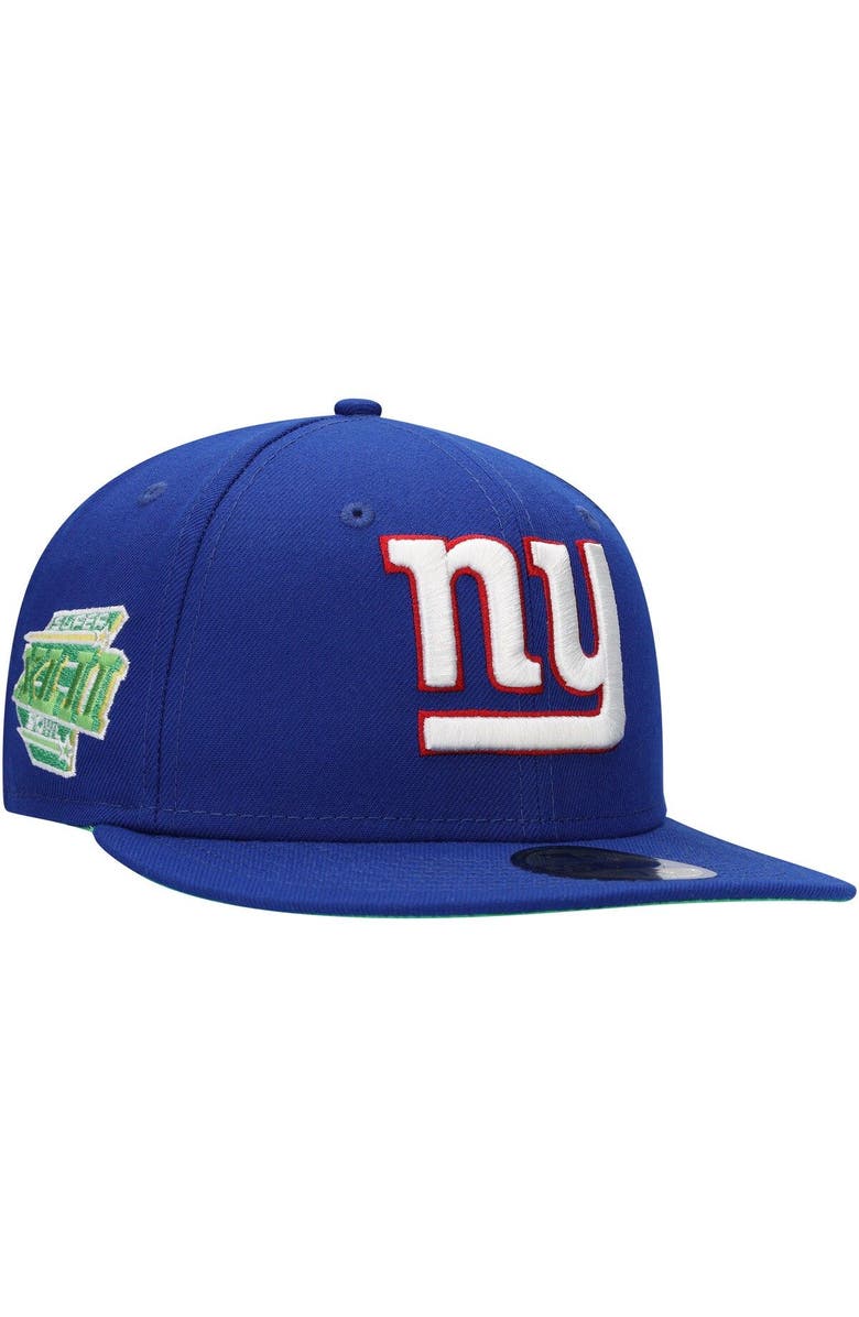 New Era Men's New Era Royal New York Giants Citrus Pop 59FIFTY Fitted Hat, Alternate, color, 