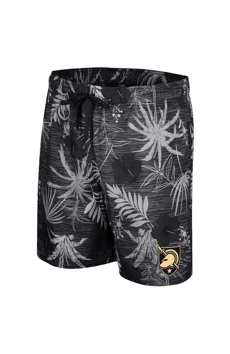 COLOSSEUM Men's Colosseum Black Army Black Knights What Else is New Swim Shorts, Alternate, color, Black