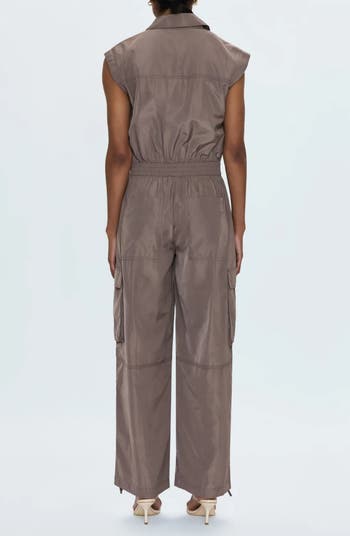 Becca Zip Front Utility Jumpsuit