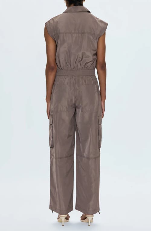Pistola Becca Zip Front Utility Jumpsuit In Cedar