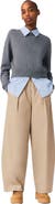 maje Cotton balloon trousers