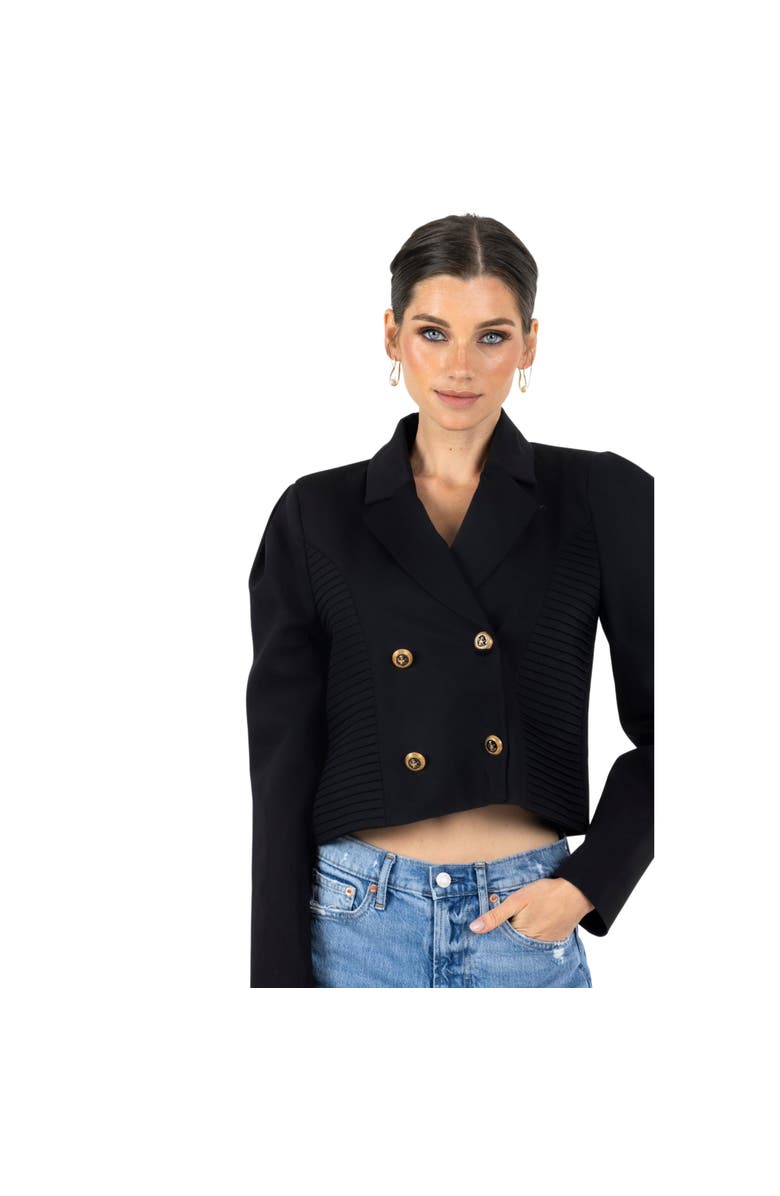 AKALIA Rosalia Cropped Women Blazer, Alternate, color, 