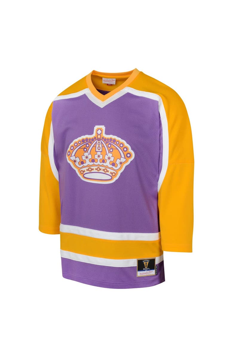 Mitchell & Ness Youth Mitchell & Ness Purple Los Angeles Kings 1980 Blue Line Jersey, Alternate, color, Purple