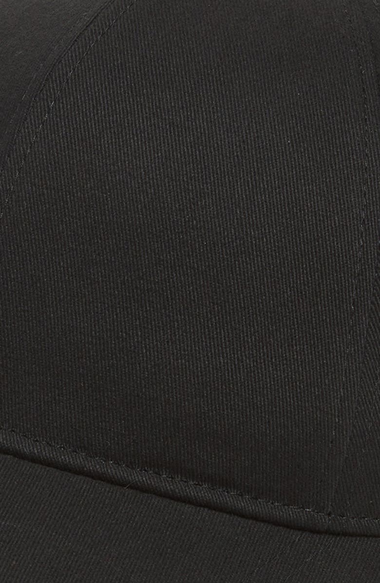 Nordstrom Brushed Cotton Baseball Cap, Alternate, color, Black