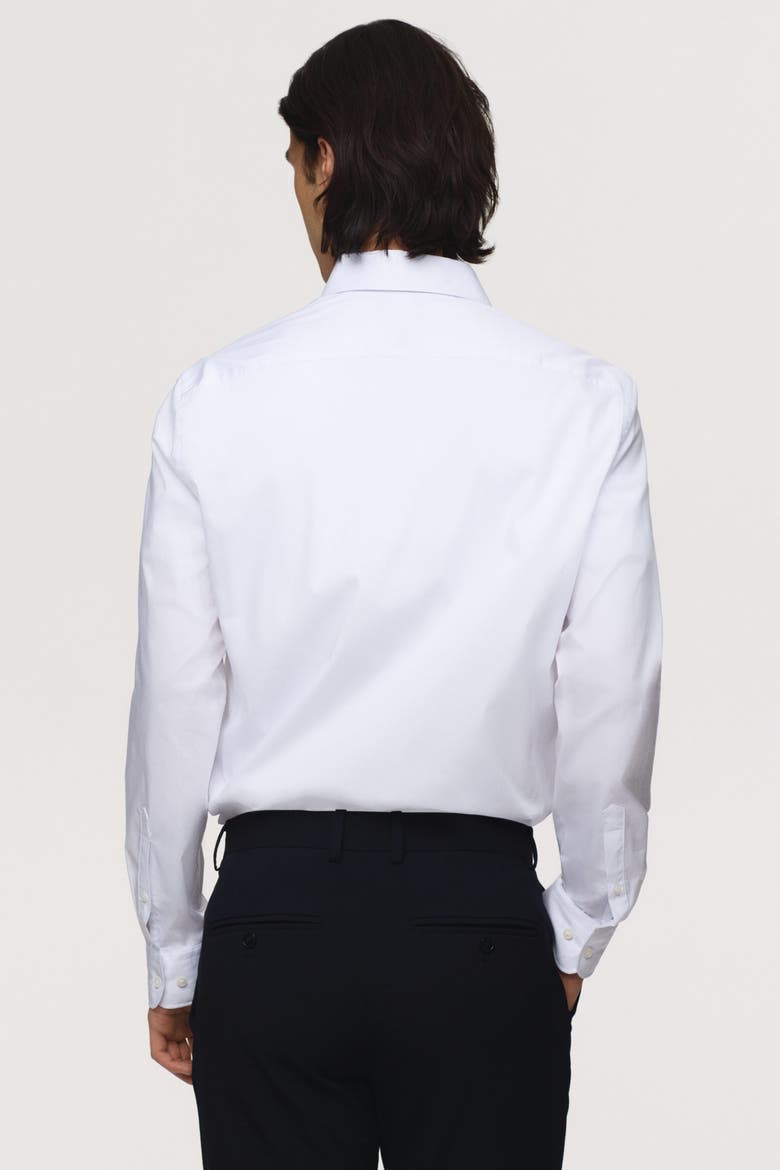 Slim Fit Stretch Shirt, Alternate, color, White