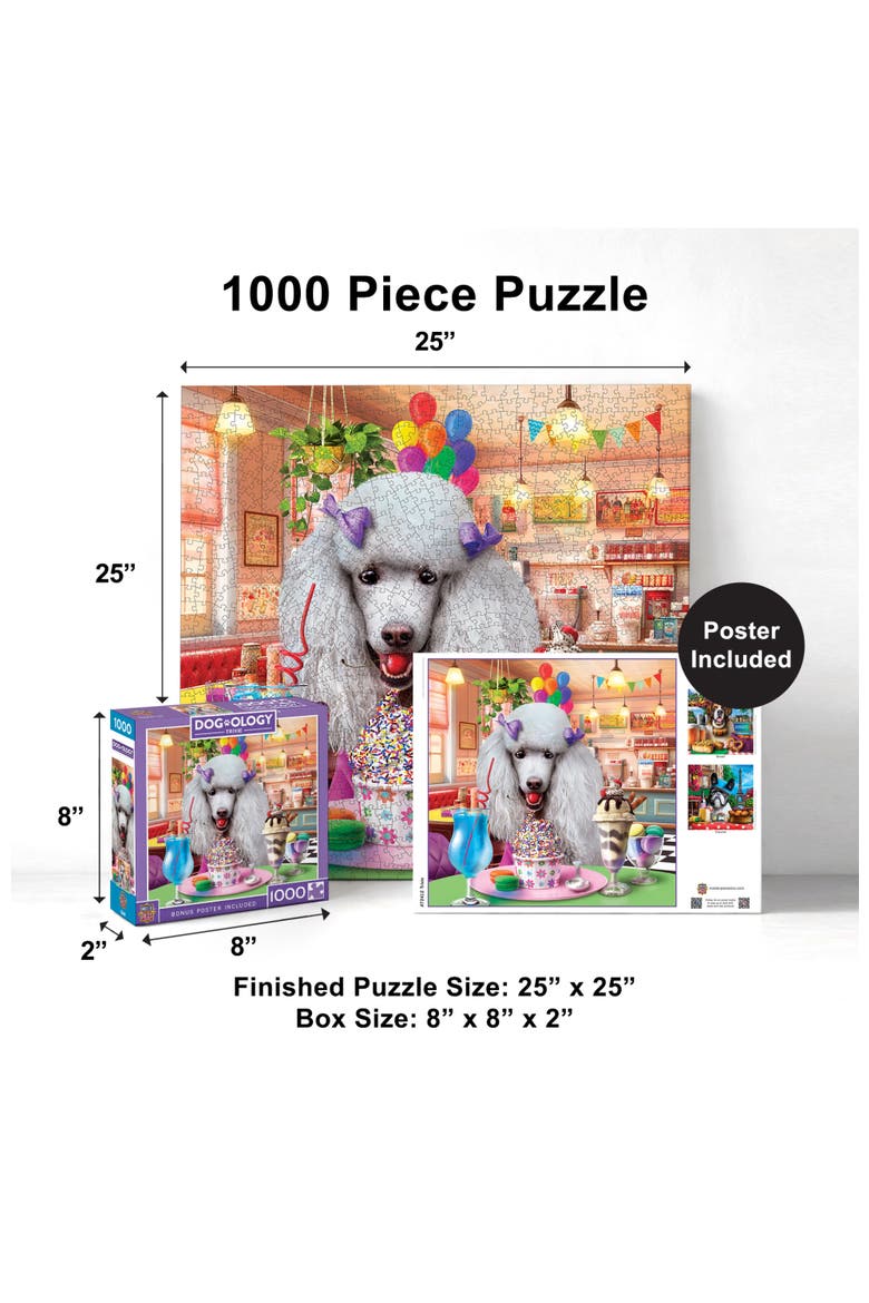 Dogology Trixie 1000 Piece Jigsaw Puzzle, Alternate, color, Multicolor