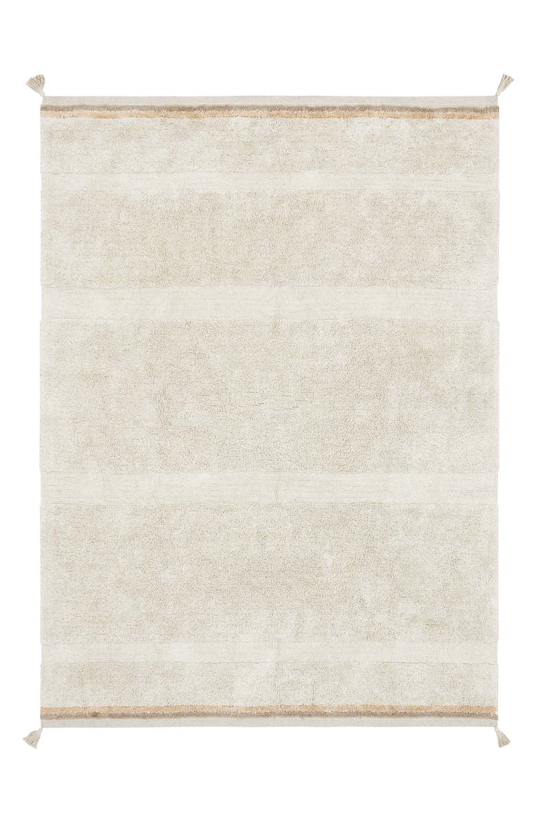 Lorena Canals Bloom Washable Rug, Main, color, Natural
