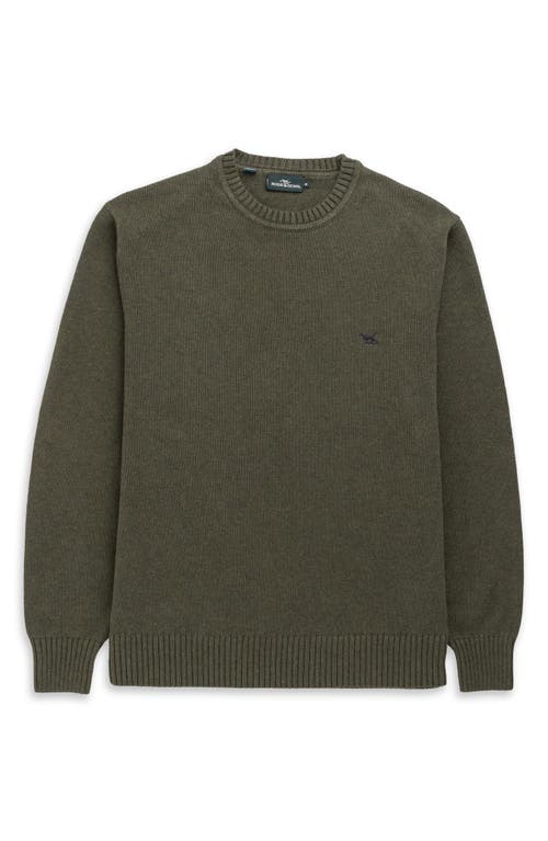 Rodd & Gunn Crewneck Cotton Sweater In Green