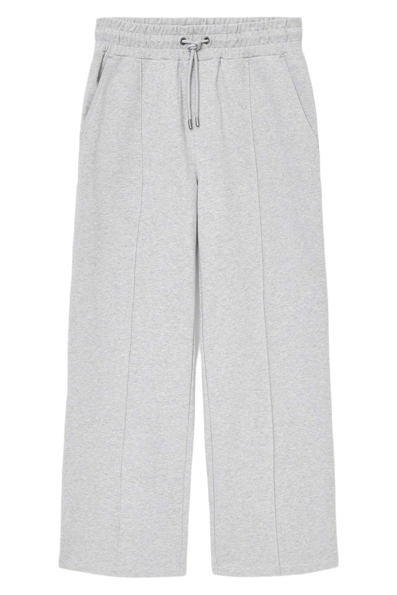 Milo Tie Waist Sweatpants, Alternate, color, LIGHT GREY MARL