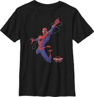 Marvel Boy's Marvel Spider-Man Into the Spider-Verse Classic Swing  Graphic T-Shirt