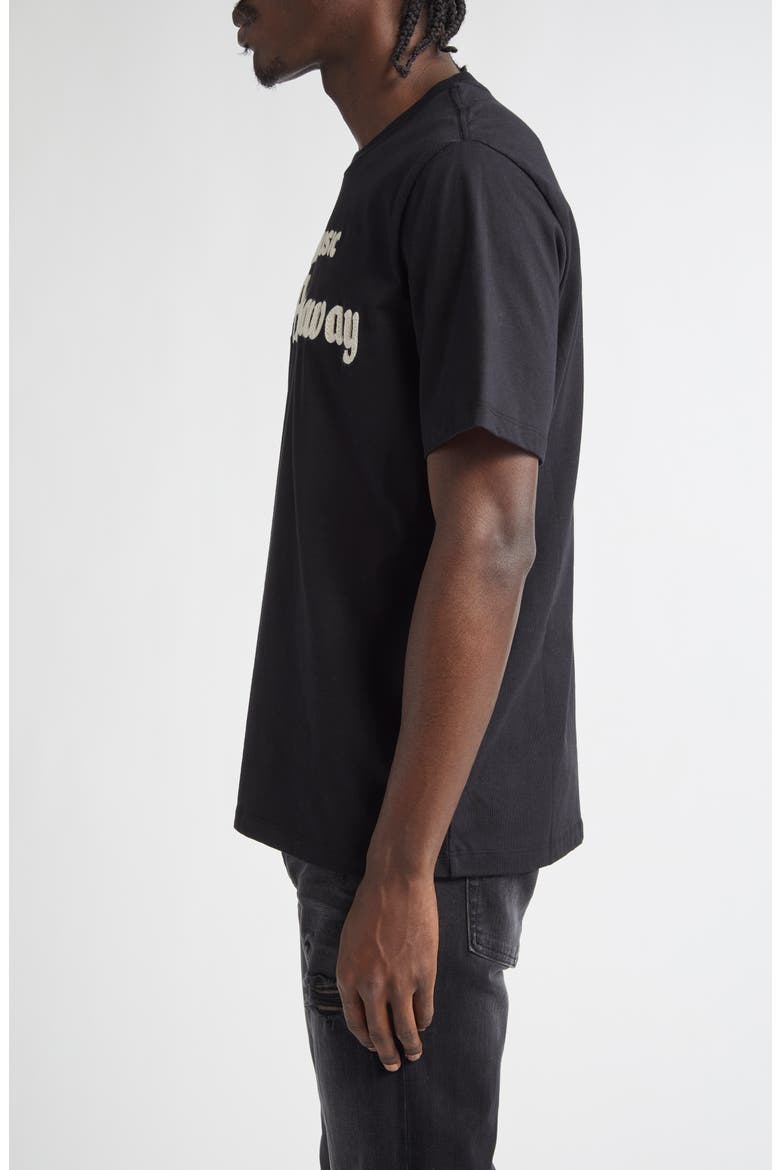 Jazz Hideaway Embroidered T-Shirt, Alternate, color, BLACK