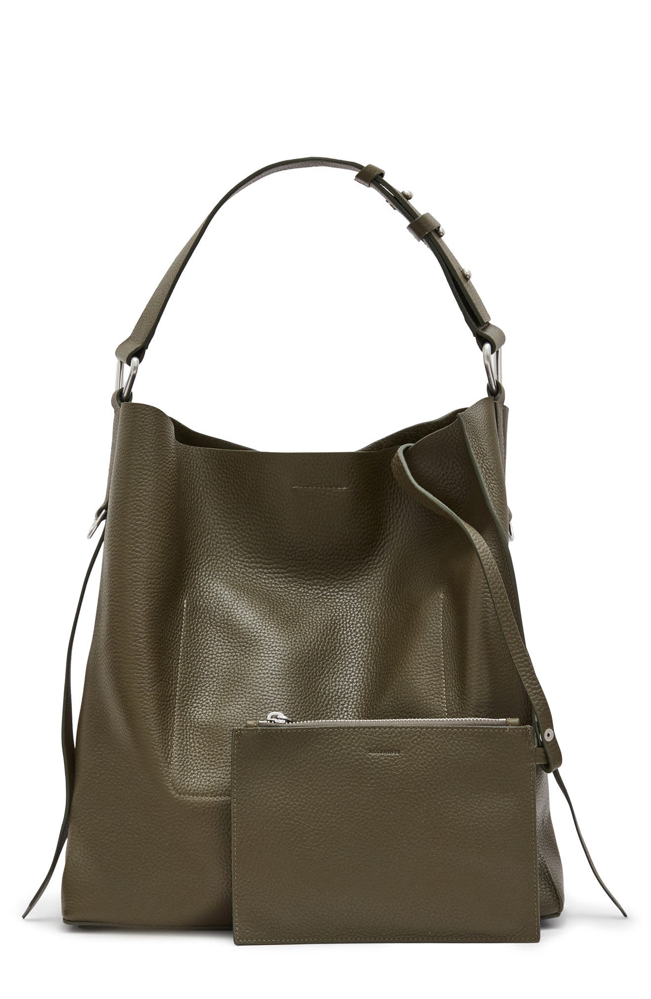 Captain Leather Tote, Main, color, SYCAMORE GREEN
