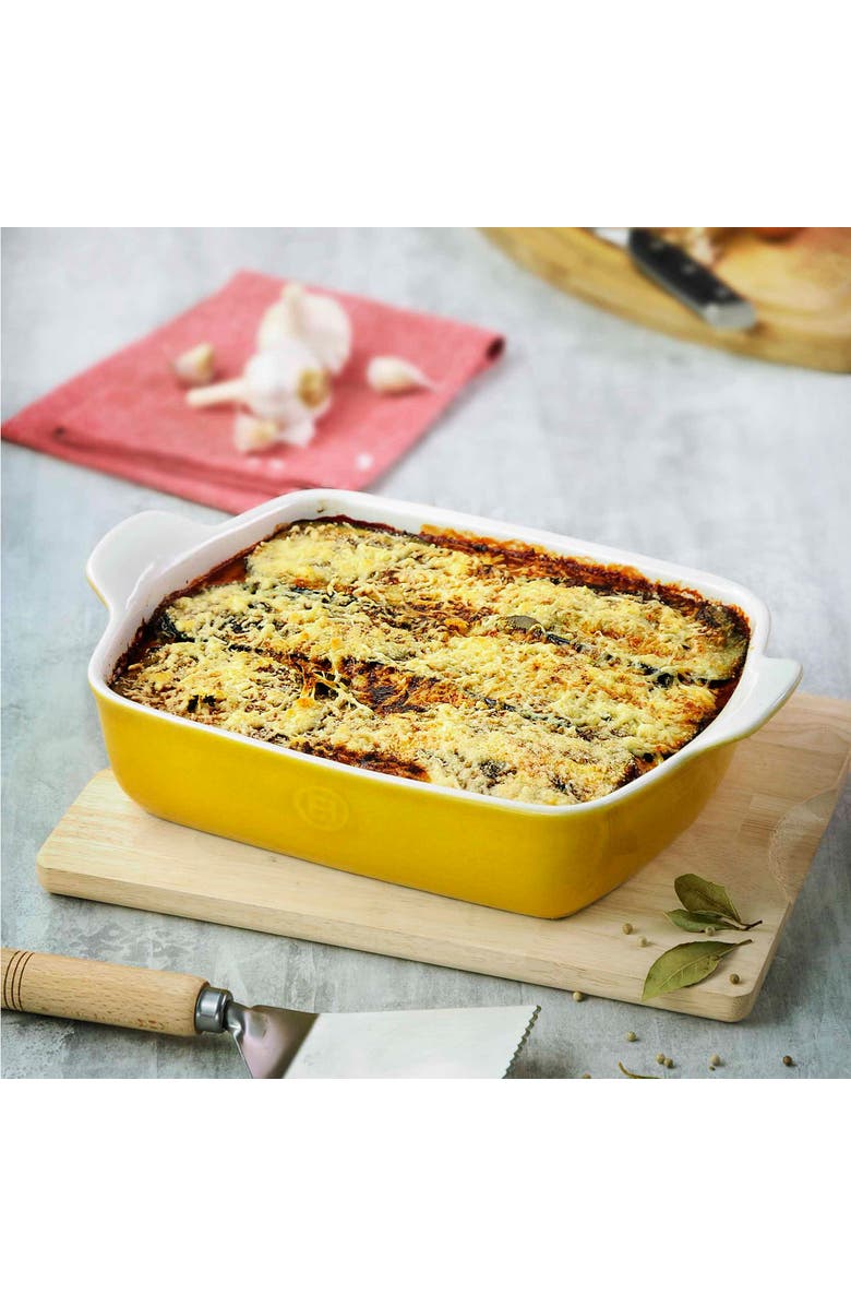 Emile Henry HR Modern Classics Rectangular Baking Dish 11" x 8", Alternate, color, Pearl Gray