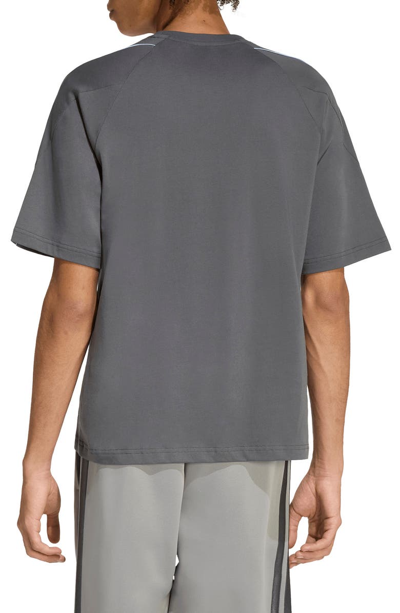 adidas Stadium T-Shirt, Alternate, color, Grey/ Ch Solid Grey/ Blue