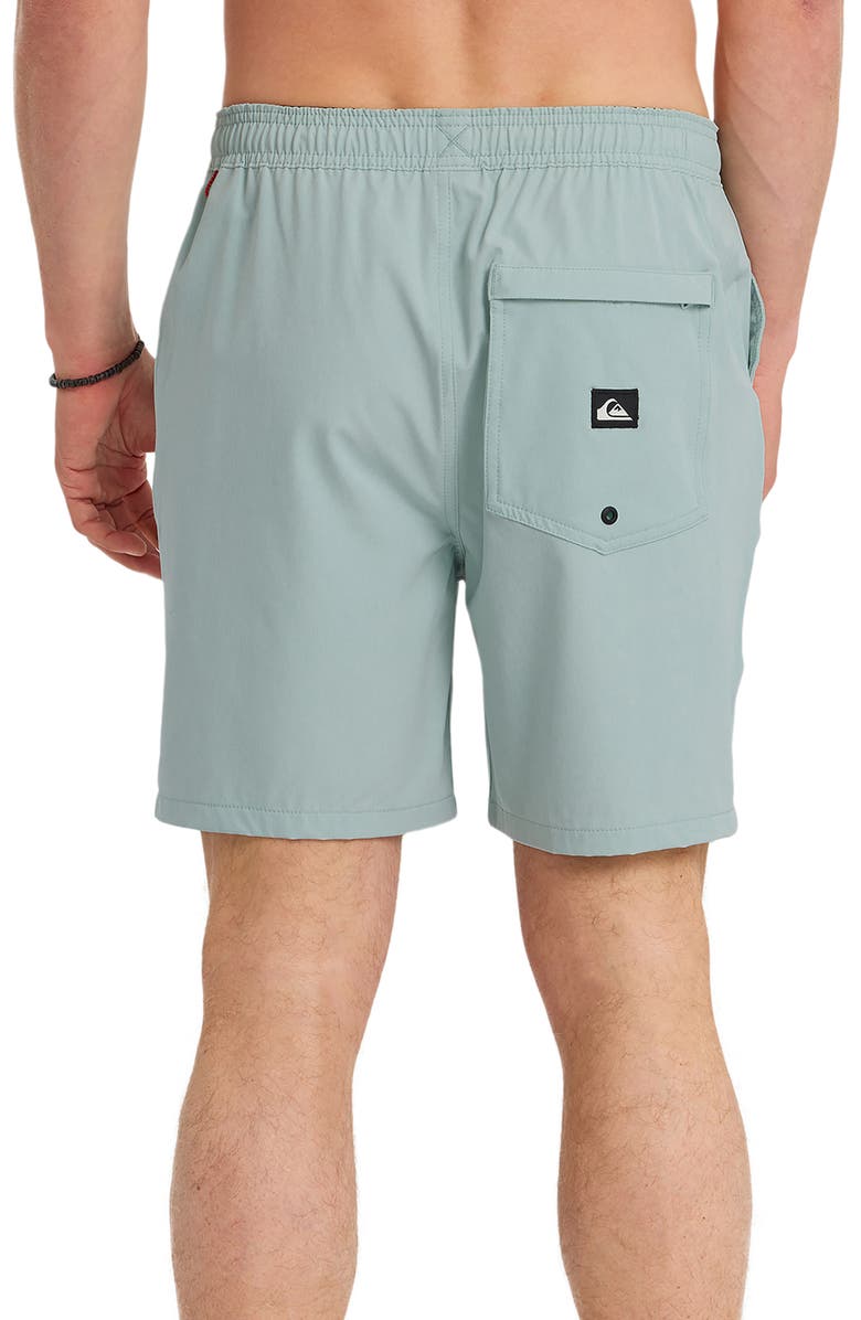Quiksilver Taxer Heather Amphibian Shorts, Alternate, color, Blue Haze