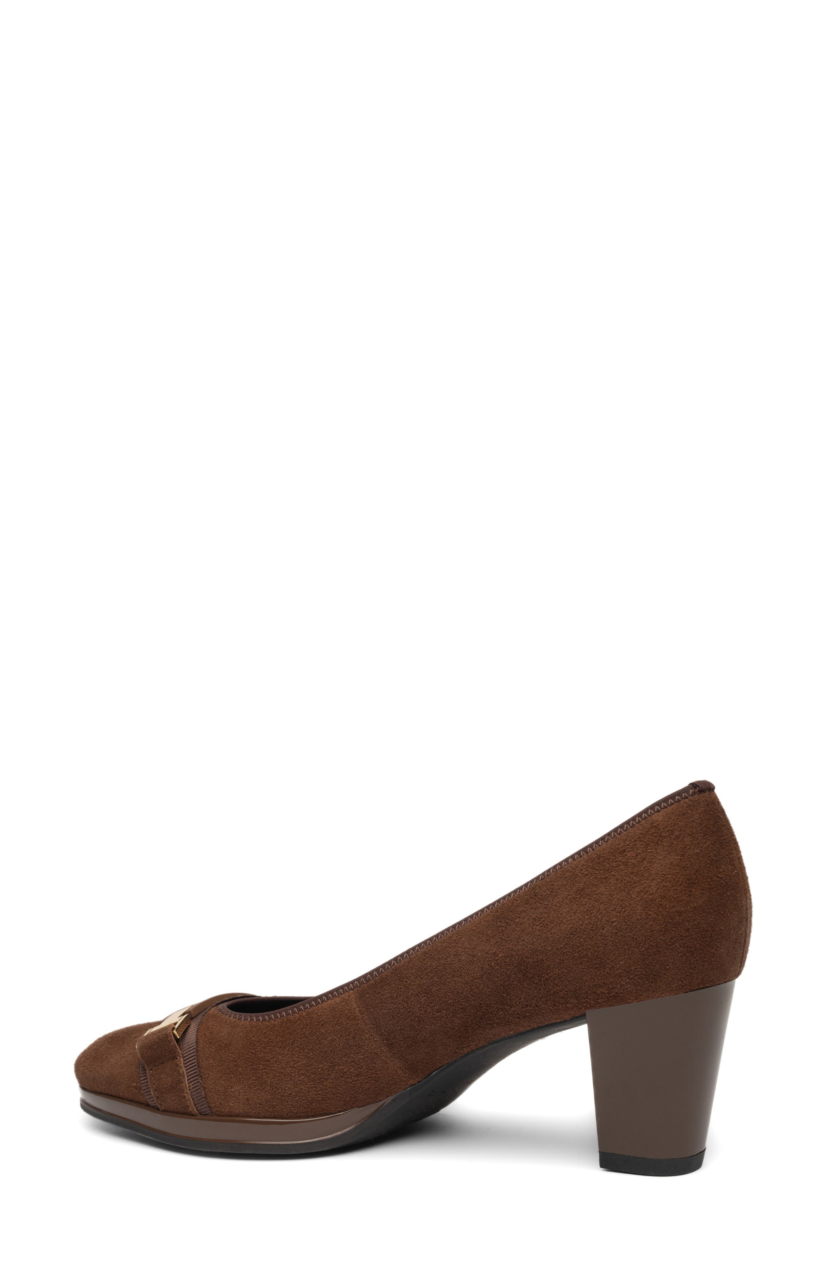 Ophelia Buckle Pump, Alternate, color, BROWN