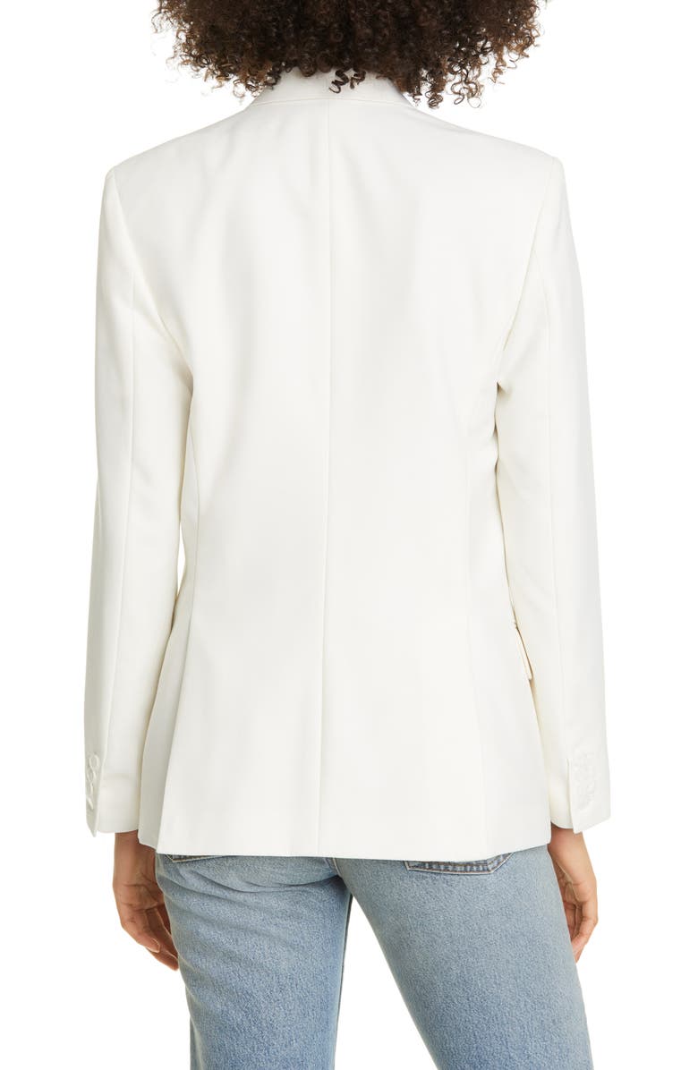 Re/Done '40s Tailored Silk Blouse, Alternate, color,