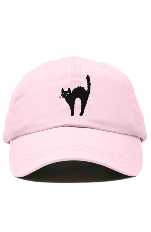 DALIX DALIX BLACK CAT EMBROIDERED CASUAL HAT 