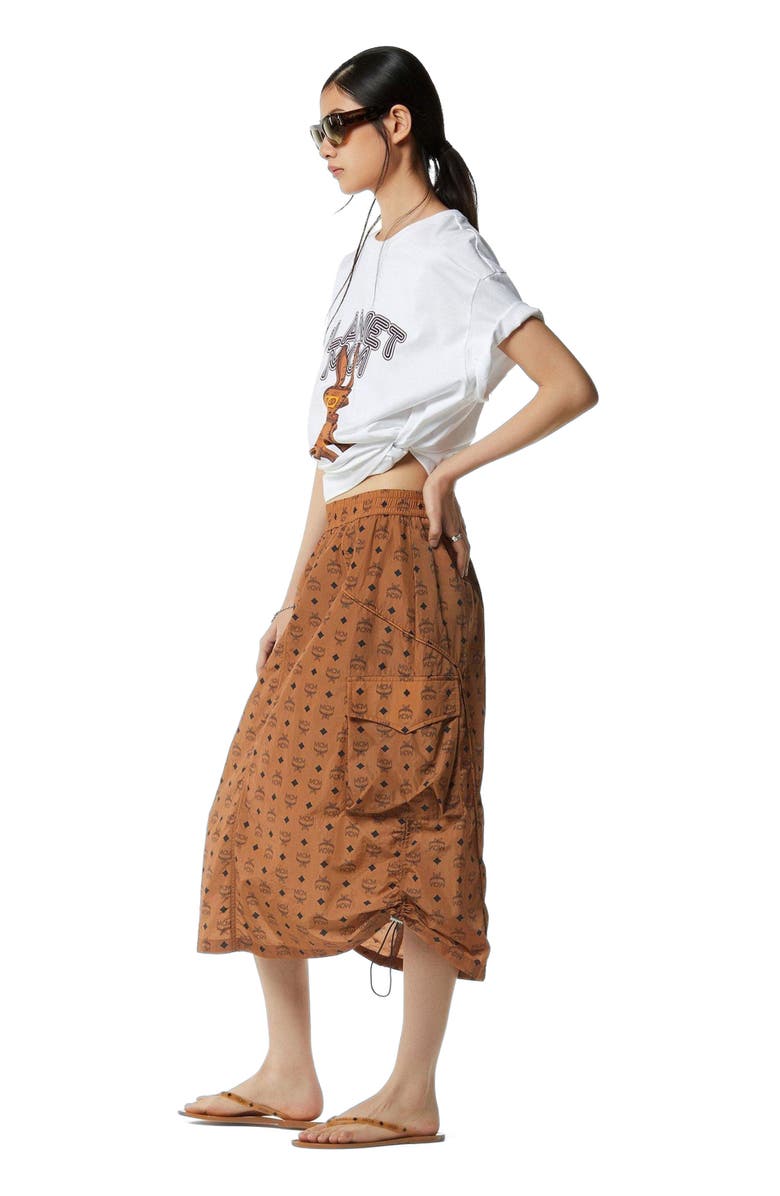 MCM Planet MCM Rabot T-Shirt in Organic Cotton, Alternate, color, White