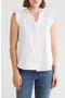 Ruffle Linen Blend Shirt