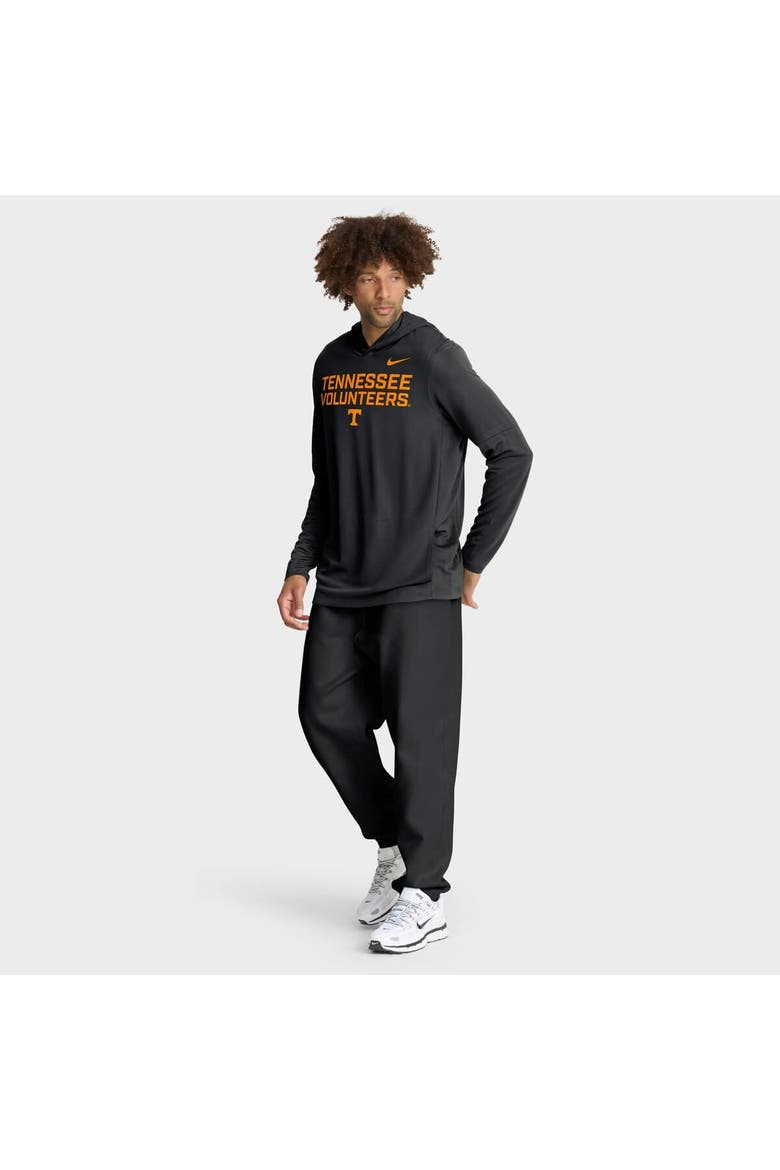 Men's Nike Black Tennessee Volunteers 2025 Sideline Performance Long Sleeve Hoodie T-Shirt, Alternate, color, Black