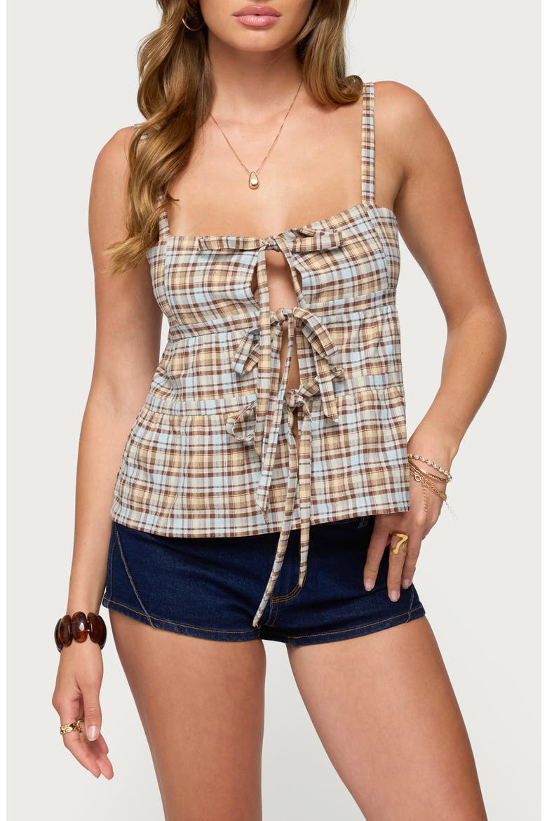 Mirena Tie Front Paid Camisole, Main, color, MIX