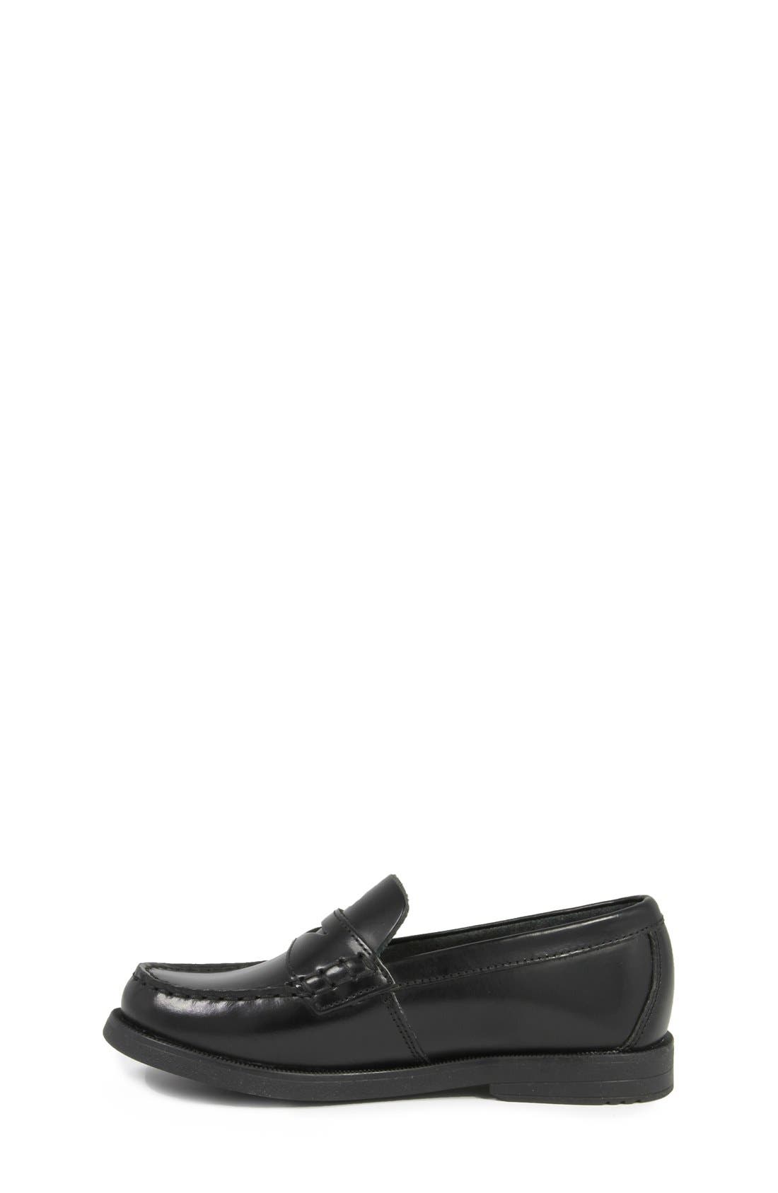 Florsheim 'Croquet' Penny Loafer, Alternate, color, Black