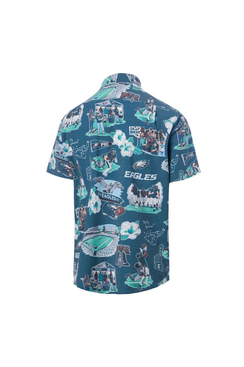 Men's Reyn Spooner Kelly Green Philadelphia Eagles Scenic Button-Down Shirt, Alternate, color, Kelly Green