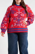 SUGARLIPS Almila Pattern Sweater