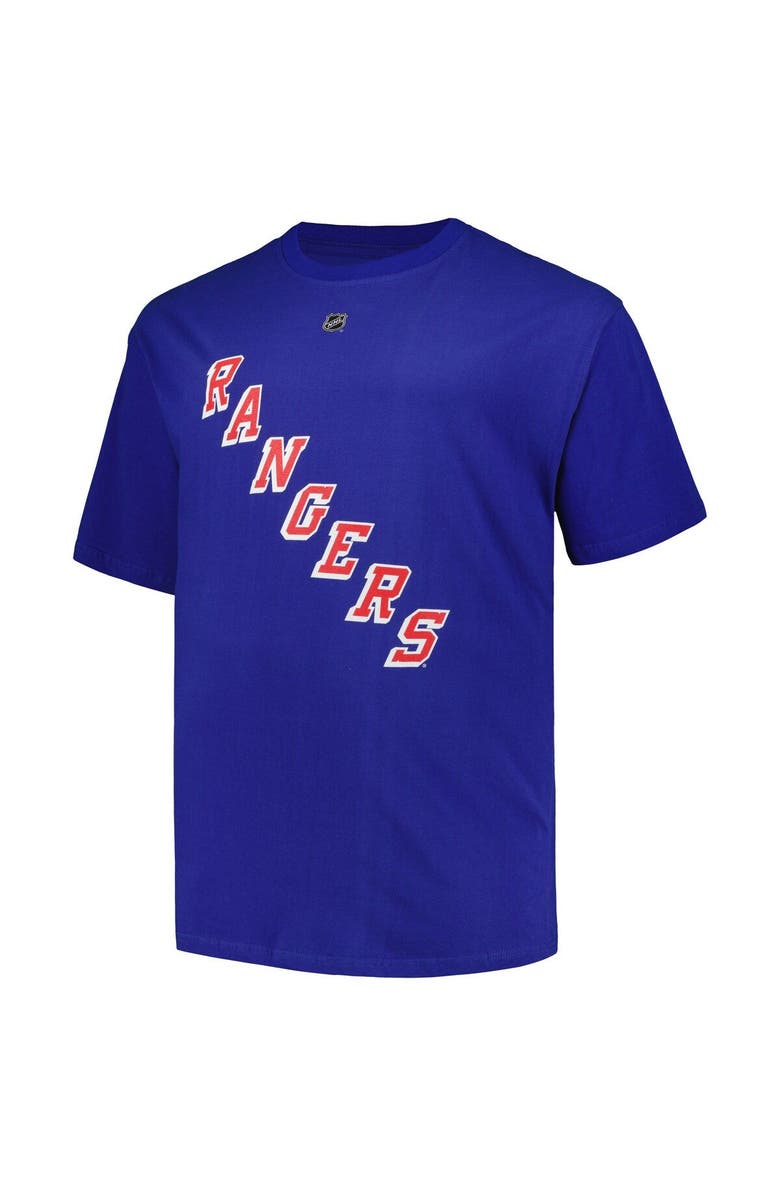 FANATICS Men's Fanatics Branded Patrick Kane Blue New York Rangers Big & Tall Name & Number T-Shirt, Alternate, color, 