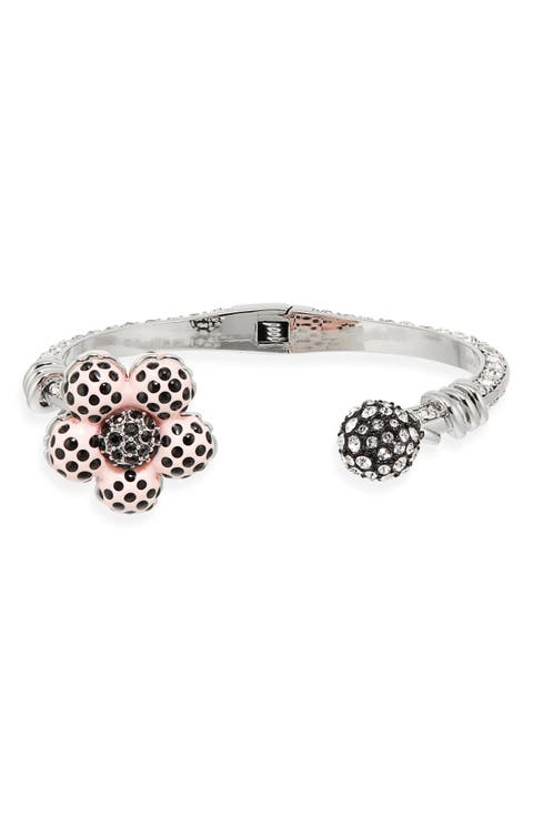Dots Daisy Cuff Bracelet