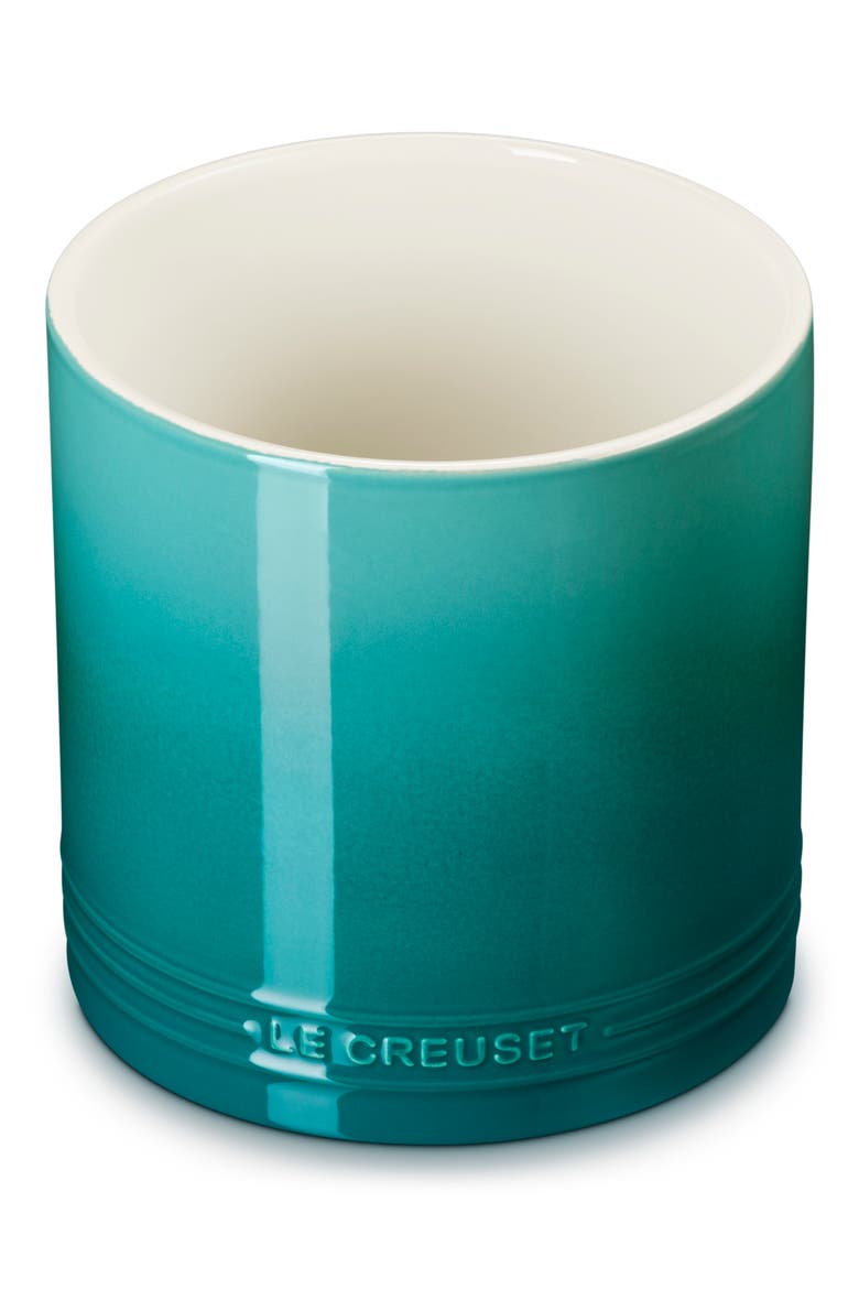 Signature Stoneware Utensil Crock, Alternate, color, RIVIERA
