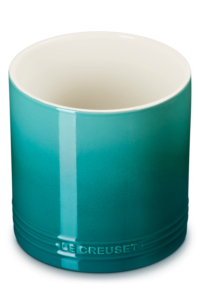 Le Creuset Signature Stoneware Utensil Crock, Alternate, color, Riviera