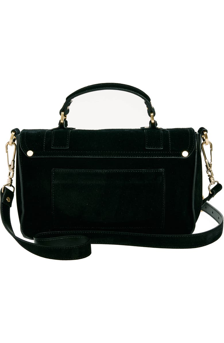 Proenza Schouler Mini PS1 Suede Crossbody Bag, Alternate, color,