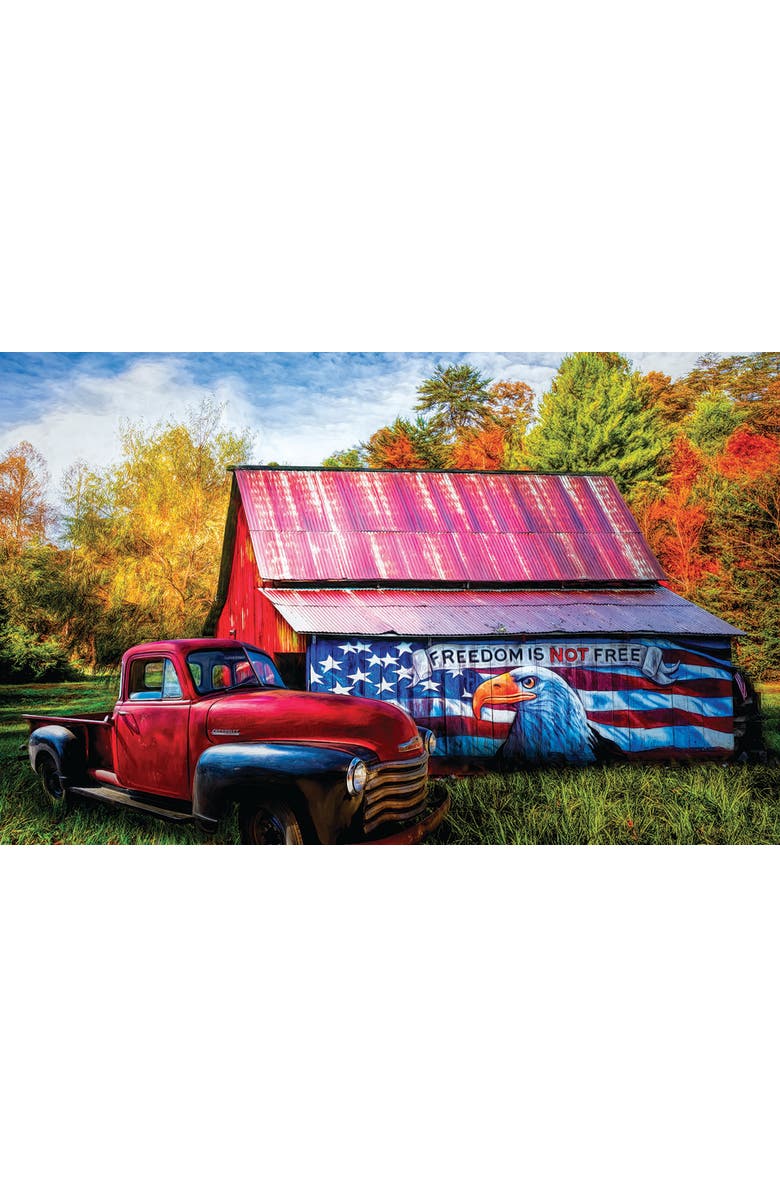 Sunsout Freedom Isn't Free 550 piece Jigsaw Puzzle for Adults, Alternate, color, Multicolor
