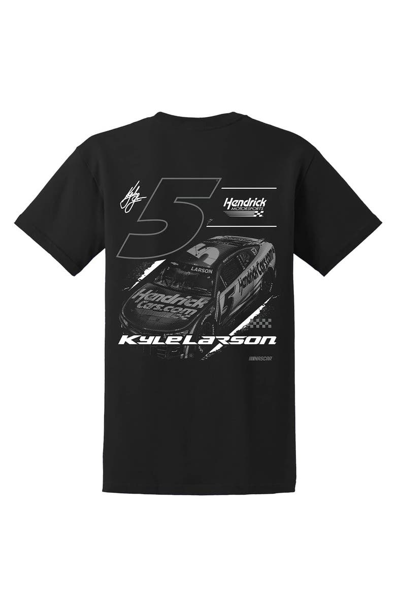 HENDRICK MOTORSPORTS TEAM COLLECTION Men's Hendrick Motorsports Team Collection Black Kyle Larson Tonal Tri-Blend T-Shirt, Alternate, color,