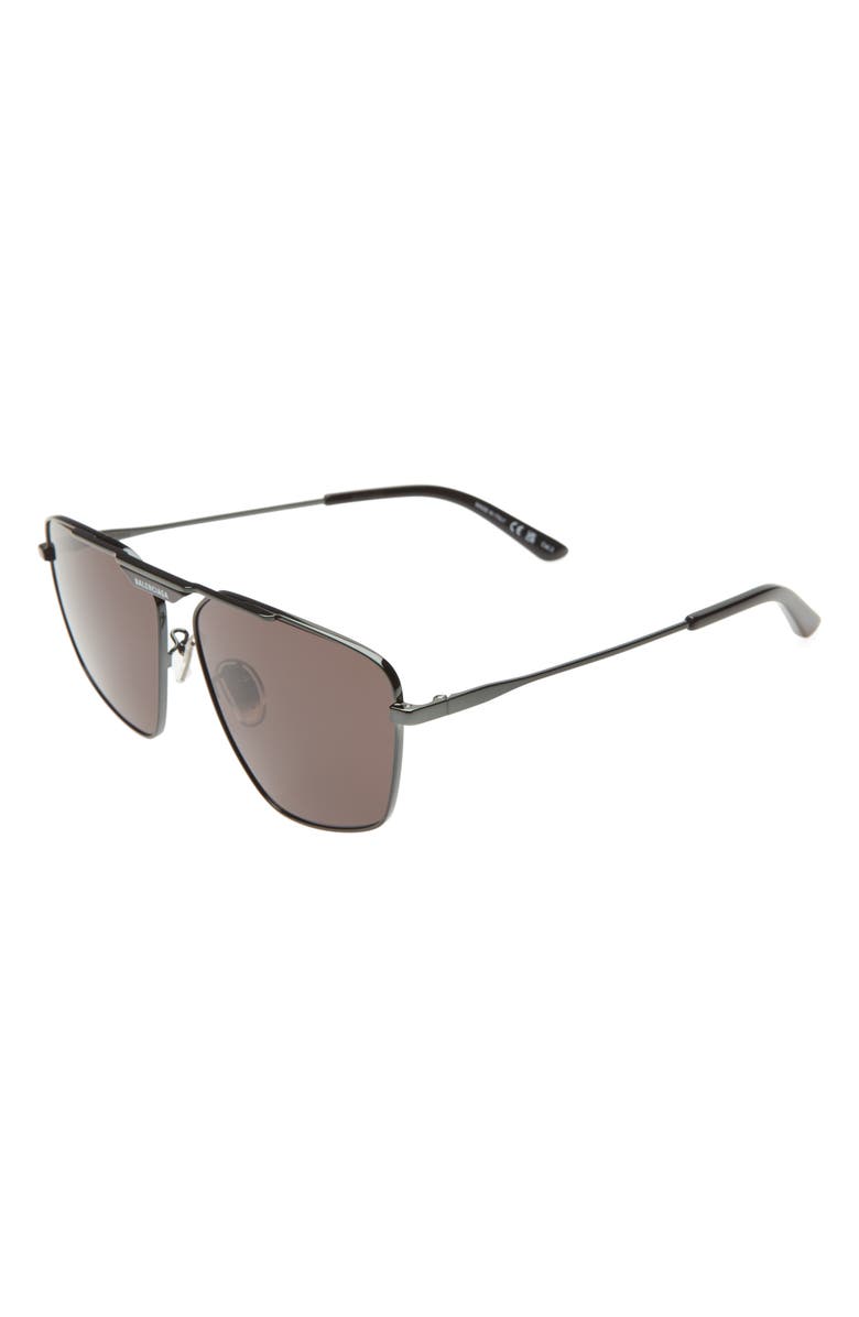 Balenciaga 61m Navigator Sunglasses, Alternate, color,