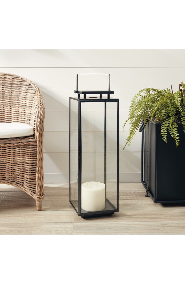 Napa Home & Garden Alden Lantern, Alternate, color, Black