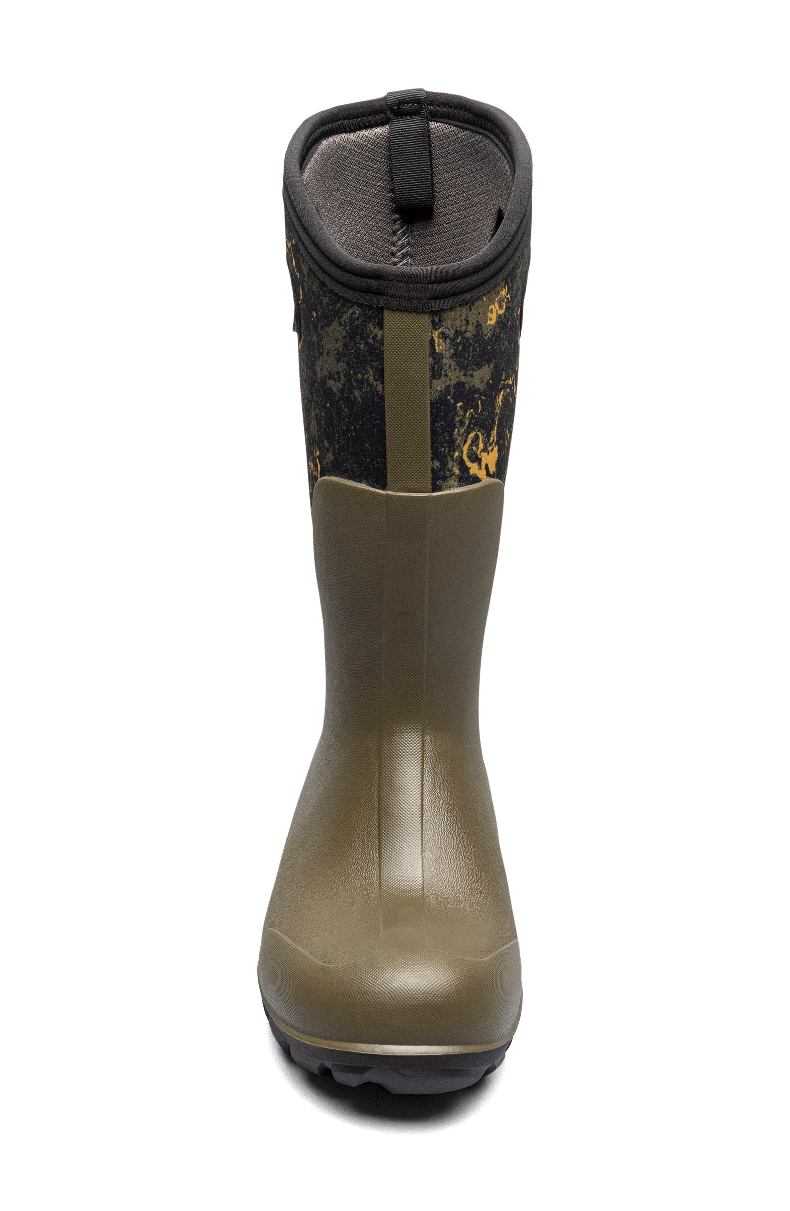 Classic Seamless Tall Rain Boot, Alternate, color, OLIVE MULTI