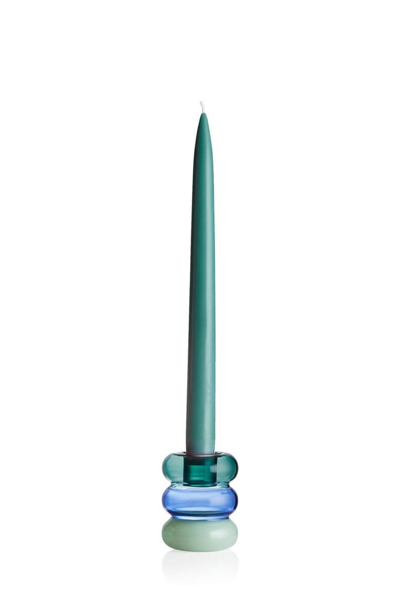 Petite Pauline Candle Holder, Alternate, color, TEAL/ AZURE/ MINT