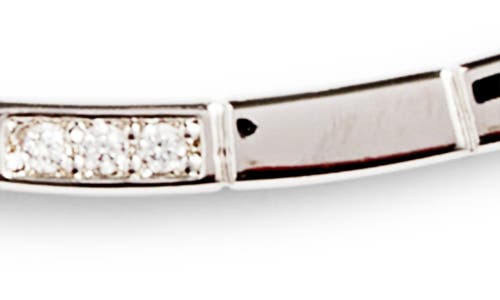 Nordstrom Delicate Mixed Cubic Zirconia Bar Pendant Necklace In Clear- Silver