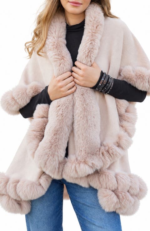Tiered Faux Fur Cardigan