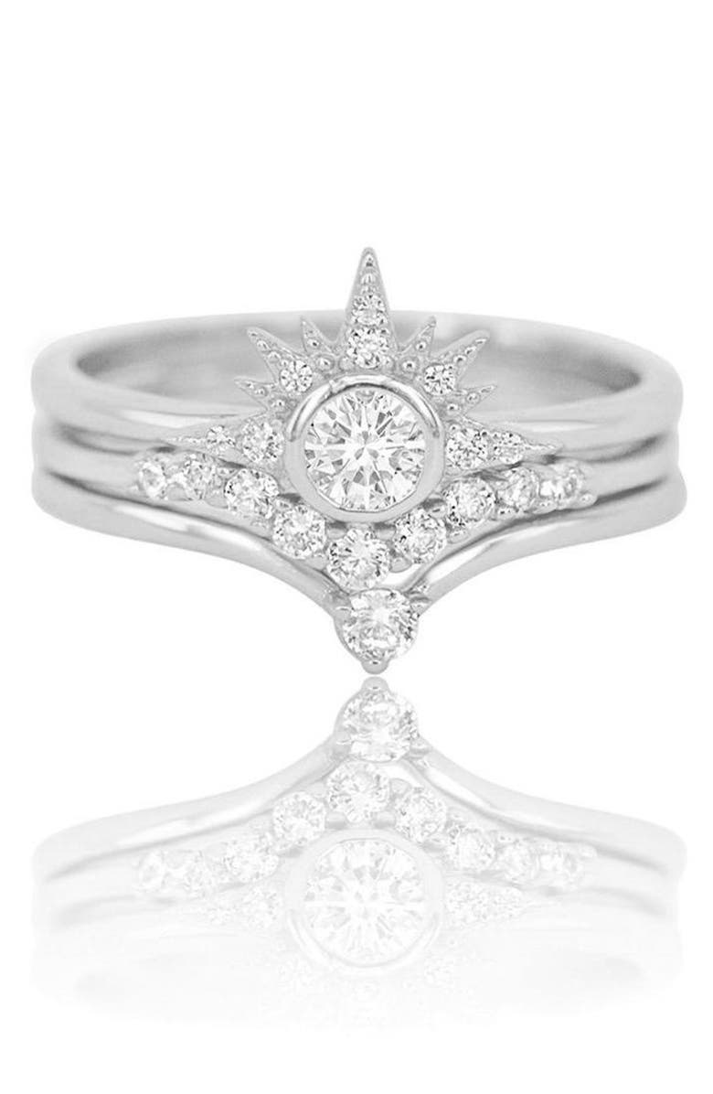 Melinda Maria Alexis CZ Stacking Rings - Size 8 | Nordstromrack