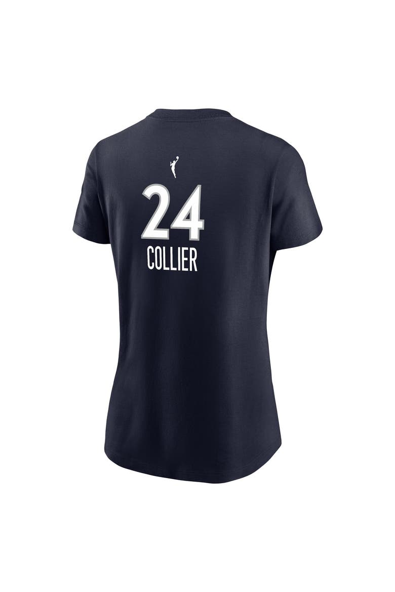 Women's Nike Napheesa Collier Navy Minnesota Lynx Name & Number Explorer Edition T-Shirt, Alternate, color, Navy